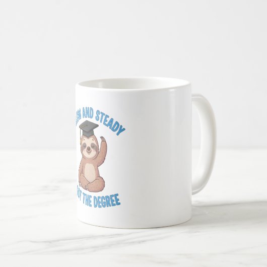 Funny Abschluss Sloth Kaffeetasse (VorderseiteRechts)