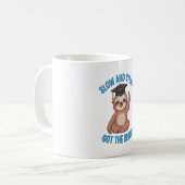 Funny Abschluss Sloth Kaffeetasse (Vorderseite Links)