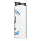 Funny Abschluss Sloth Thermosbecher (Nach rechts gedreht)