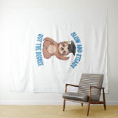 Funny Abschluss Sloth Wandteppich (Beispiel (Horizontal))