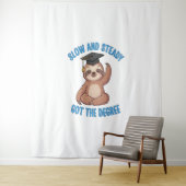 Funny Abschluss Sloth Wandteppich (Beispiel)