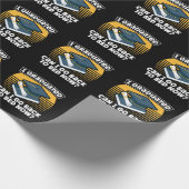 Funny Abschluss Spaß Lazy Student Sleepy Geschenkpapier (Ecke)