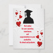 Funny Abschluss wünscht Karte (Vorderseite)