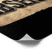 Funny Absent Speech Costume For Boys And Girls  Poster (Ecke)