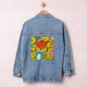 Funny Abstrakt Crocodile Jeansjacke (Hangar)