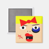 Funny abstrakter Boxmagnet Magnet (Vorderseite/Rückseite)