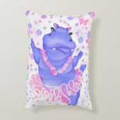 Funny Accent Pillow Ballerina Hippo Ballet Dancer Dekokissen (Rückseite(Vertikal))