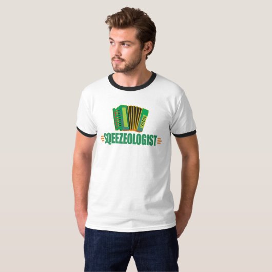 Funny Accordion T-Shirt (Vorne ganz)