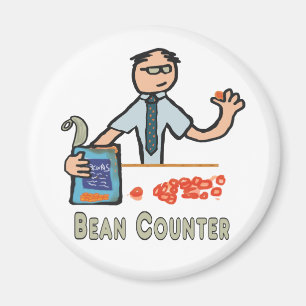 Funny Accountant Bean Counter Magnet