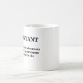 Funny Accountant Bedeutung - Perfekter Büro Humor Kaffeetasse (Mittel)