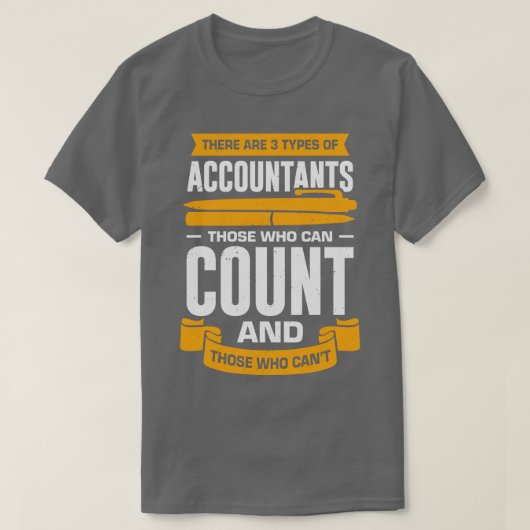 Funny Accountant Cpa Gift T-Shirt (Design vorne)