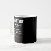 Funny Accountant Definition Siehe auch Assistent Kaffeetasse (Vorderseite Links)