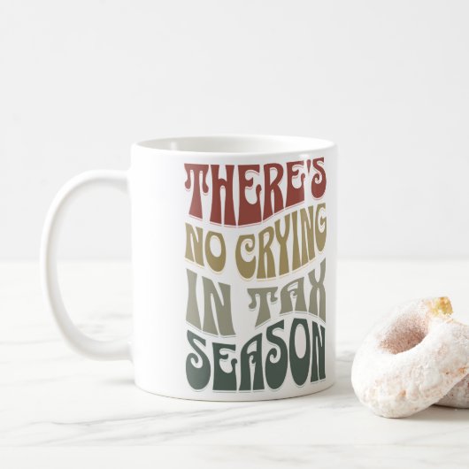 Funny Accountant Gift, Future Accountant Kaffeetasse (Mit Donut)