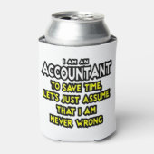 Funny Accountant Gift Ideas Can Cooler Dosenkühler (Kanne Vorderseite)