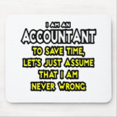 Funny Accountant Gift Ideas Mousepad (Vorne)