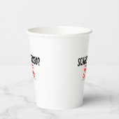 Funny Accountant Halloween - Beängstigendes Wort?  Pappbecher (Links)