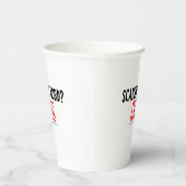 Funny Accountant Halloween - Beängstigendes Wort?  Pappbecher (Rechts)