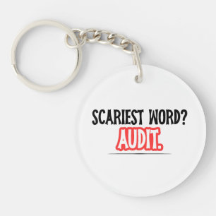 Funny Accountant Halloween - Beängstigendes Wort? Schlüsselanhänger