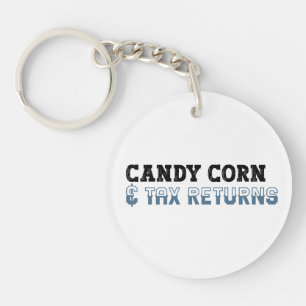 Funny Accountant Halloween - Candy Corn Schlüsselanhänger