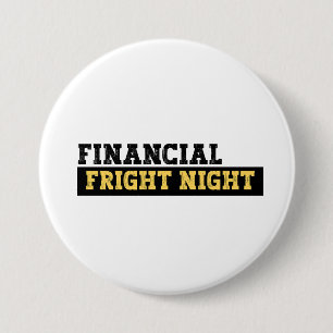 Funny Accountant Halloween - Financial Fright Nigh Button