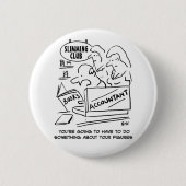 Funny Accountant Karos Slimming Club Figures Button (Vorderseite)