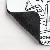 Funny Accountant Karos Slimming Club Figures Mousepad (Ecke)