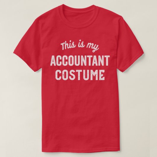 Funny Accountant Lazy Halloween Kostüm Easy Accou T-Shirt (Design vorne)