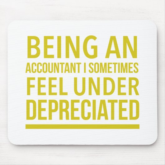 Funny Accountant Pun Mousepad (Vorne)