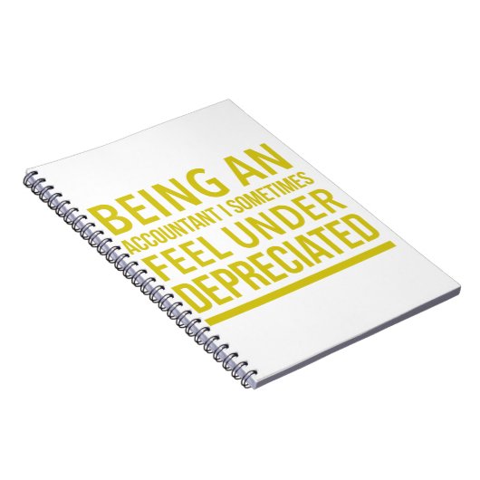 Funny Accountant Pun Notizblock (Rechte Seite)
