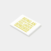 Funny Accountant Pun Post-it Klebezettel (angewinkelt)