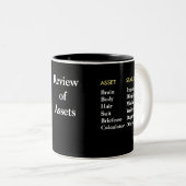 Funny Accountant Retirement Geschenk Idee Name hin Zweifarbige Tasse (VorderseiteRechts)