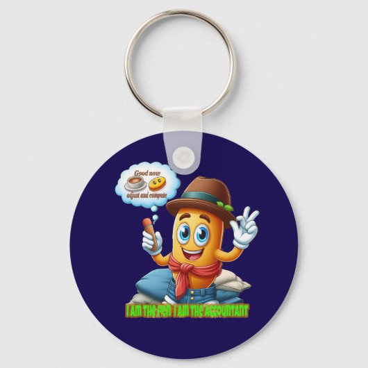 Funny Accountant Schlüsselanhänger (Vorderseite)