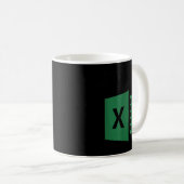 Funny Accountant Spreadsheet Freak in Sheets Kaffeetasse (VorderseiteRechts)