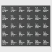 Funny Accountant Spreadsheet Join Accounting Geschenkpapier (Flach)