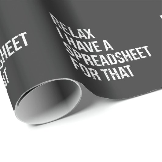 Funny Accountant Spreadsheet Join Accounting Geschenkpapier (Rolleneckpunkt)