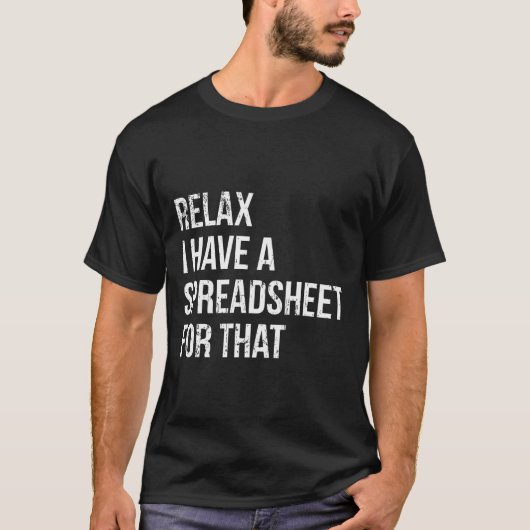 Funny Accountant Spreadsheet Join Accounting T-Shirt (Vorderseite)