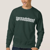 Funny Accountant - Tabelle Sweatshirt (Vorderseite)