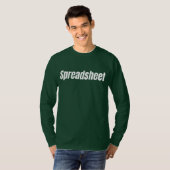 Funny Accountant - Tabelle T-Shirt (Vorne ganz)