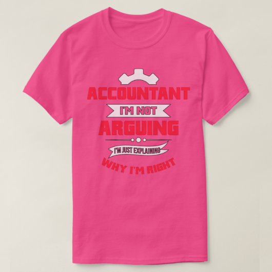 Funny Accountant Zitat Geschenk T-Shirt (Design vorne)