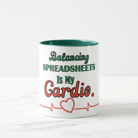 Funny Accountant Zitat Tasse (Zentrum)