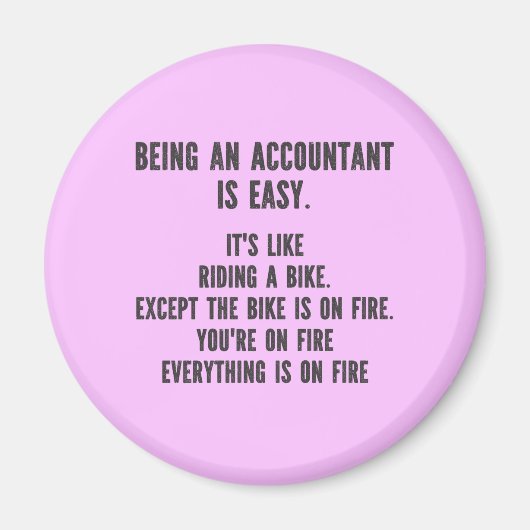 Funny Accountants - Buchhalter sein ist einfach Magnet (Vorne)