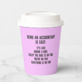 Funny Accountants - Buchhalter sein ist einfach Pappbecher (Links)