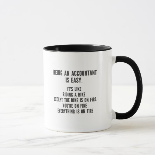 Funny Accountants - Buchhalter sein ist einfach Tasse (Rechts)