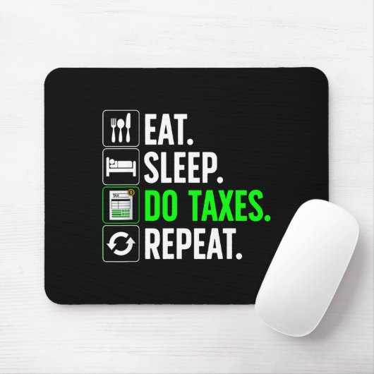 Funny Accounting Art For Men Women Spreadsheets Ac Mousepad (Mit Mouse)