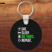 Funny Accounting Art For Men Women Spreadsheets Ac Schlüsselanhänger (Vorderseite)