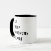 Funny Accounting Coffee Tasse (Vorderseite Links)