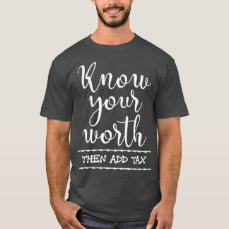 Funny Accounting Geschenksteuer Saisonsteuer T-Shirt