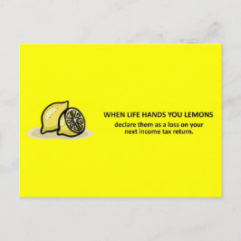 Funny Accounting Income Tax Advisor Postkarte