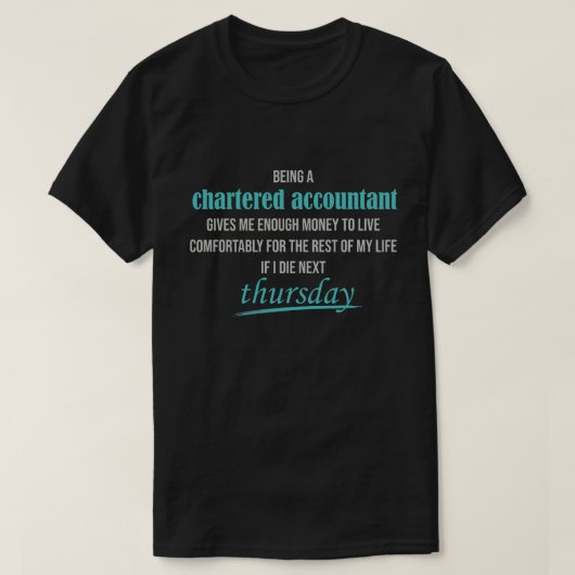 Funny Accounting Shirt, Buchhalter im Shirt (Design vorne)