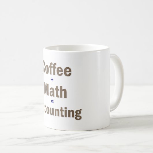 Funny Accounting Sprichwort Kaffeetasse (VorderseiteRechts)